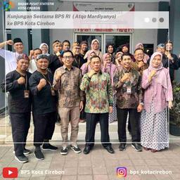 Kunjungan Sestama BPS RI ke BPS Kota Cirebon